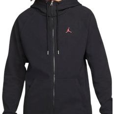 Nike Cotton Jackets Nike Jordan Essentials Warm-Up Jacket - Black/Gym Red