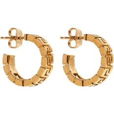 Men Earrings Versace Greca Hoop Earrings - Gold