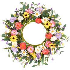 VioletEverGarden 20” Artificial Flower Wreath Decoration 50.8cm