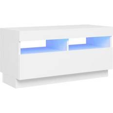 vidaXL Cabinet with Led Lights TV Bench 80x40cm