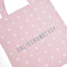 Pink Totes & Shopping Bags House Star Printed Shopper Tote Reusable Carrier Hand Bag - Blush Pink Ohs House