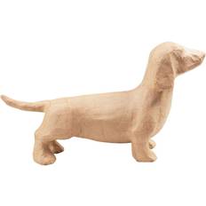 Decopatch large, dachshund, paper mache Figurine