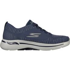 Blue - Men Walking Shoes Skechers Go Walk Arch Fit Grand Select M - Navy