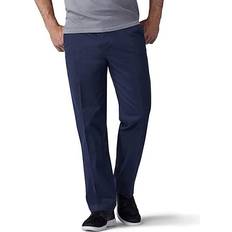 Lee Men's Performance Series Extreme Comfort Khaki Straight-Fit Flat-Front Pants, 32X30