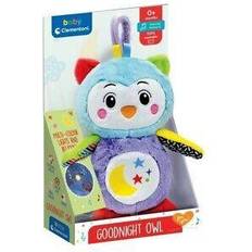 Clementoni 17801 good owl-interactive baby plush, night, lights and sound, kids