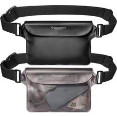 Velcro Bum Bags Spigen A620 Waterproof Case Aqua Shield Waist Bag 2-pack - Black