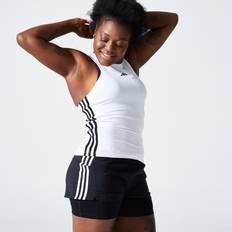 Adidas Sportswear Garment - Women Tank Tops adidas Tr-es 3s Sleeveless T-shirt White Woman