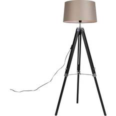 QAZQA 45cm Taupe Floor Lamp