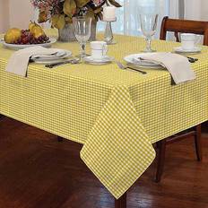 Gingham Tablecloth Yellow