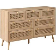 Rattan Chest of Drawers Birlea Croxley Brown Chest of Drawer 120x80cm