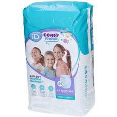 Cloth Diapers ID comfy junior absorbent pants 4-7 years 17-27kg pack of 14 disposable