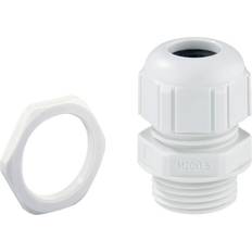 Spelsberg 22941201 Cable gland shockproof, with strain relief, with locknut M12 Plastic Light grey 1 pcs