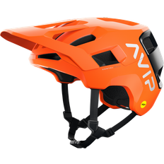 Adult - medium Cycling Helmets POC Kortal Race MIPS - Fluorescent Orange AVIP/Uranium Black Matt