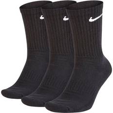 Black Socks Nike Value Cotton Crew Training Socks 3-pack Men - Black/White