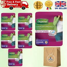 Depend incontinence l underwear comfort protect large