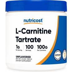 L-Carnitine Amino Acids Nutricost L-Carnitine Tartrate Powder Unflavored