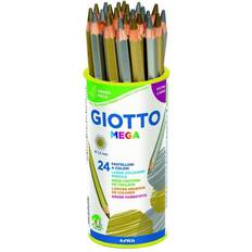 Giotto Buntstifte Mega Silberfarben Golden 24 Stücke