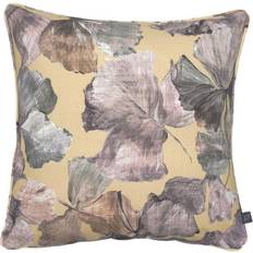 Hanalei Tropical Leaf Printed Pipe Complete Decoration Pillows Orange, Brown