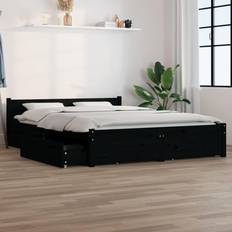 vidaXL Bed Frame with Drawers 4FT Small Double
