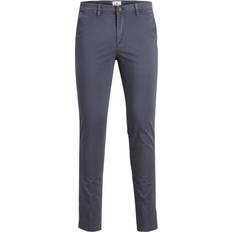 Jack & Jones Men - W28 Trousers Jack & Jones Slim Fit Chinos - Grey/Asphalt