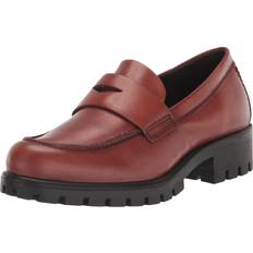 Ecco Women Low Shoes ecco Women's Modtray Loafer Leather Cognac
