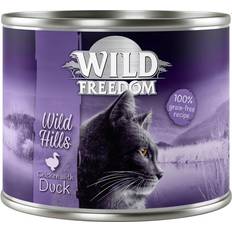 200g/400g Wild Freedom Wet Cat Food 20 + 4 Free!* Wild Duck Chicken