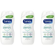 Sanex Women Toiletries Sanex Zero % Nourishing Shower Gel Dry Skin 225ml 3-pack