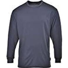Base Layers Portwest Thermal Long Sleeved Base Layer Top - Charcoal
