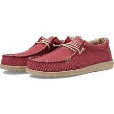 Hey Dude Running Shoes Hey Dude Wally Braided Pompeian Red Shoes Beige US Women's 8