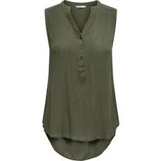 Only Jette Blouse - Green/Grape Leaf