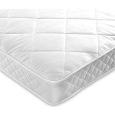White Bed Mattress Bedmaster Luxury Quilted Open Coil Spring Bed Matress