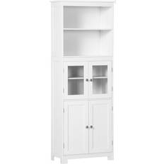 White Storage Cabinets Homcom Freestanding Storage Cabinet
