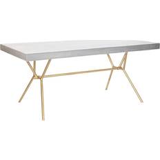 Dkd Home Decor Golden Mango wood Dining Table