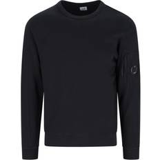 C.P. Company Jumpers C.P. Company Diagonal Raised Fleece Sweatshirt - Black