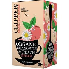 Clipper Tea Organic Chamomile and Peach Tea, 1 Pack, 20