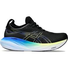 Asics Black - Men Running Shoes Asics Gel-Nimbus 25 M - Black/Glow Yellow