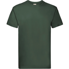 Fruit of the Loom Men's Super Premium Short Sleeve Crew Neck T-shirt - Bottle Green