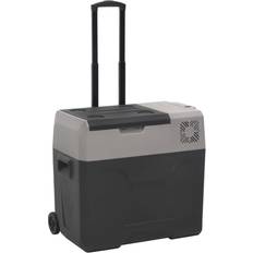 VidaXL Cooler Bags & Cooler Boxes vidaXL Cool Box with Wheel and Handle Black&Grey 40 L Polypropylene