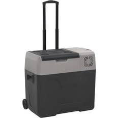 VidaXL Cooler Bags & Cooler Boxes vidaXL Cool Box with Wheel and Handle Black&Grey 50 L Polypropylene
