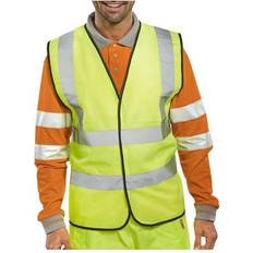 Work Vests Beeswift Seen Waistcoat Hi-Vis Polyester Orange