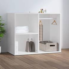 VidaXL Clothing Storage vidaXL white Dressing Cabinet Engineered Wood Dressing Wardrobe