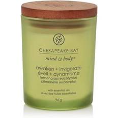 Chesapeake Bay Candle Scented with wooden lid Lemongrass Duftlys