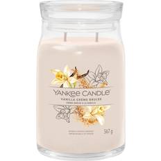 Brown Scented Candles Yankee Candle Signature Collection Large &Ndash; Vanilla CrÈMe Brulee Scented Candle 411g