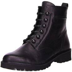 Remonte Boots Remonte Ladies 'd8670' black leather chunky ankle boots