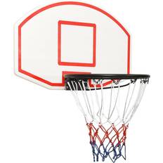 vidaXL Basketball Hoop with Plate 71x45x2 cm Polyethylene White