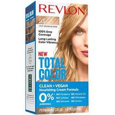 Revlon Semi-Permanent Hair Dyes Revlon total color clean vegan hair dye formula 93 light golden blonde