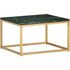 Green Coffee Tables vidaXL Real Stone Texture Coffee Table 60x60cm