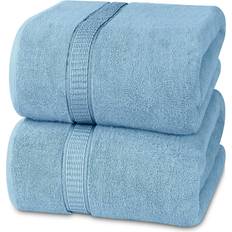 Utopia Luxurious Jumbo Bath Towel Black, Orange, Silver, Pink, Purple, Blue, Green, Grey, Beige, Brown, White (70x35cm)