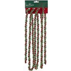 Kurt Adler Holiday Ornaments red Bead Garland Decoration