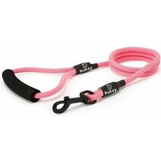 Bunty Pink, X-Large Strong Rope Dog Puppy Pet Lead Leash Clip